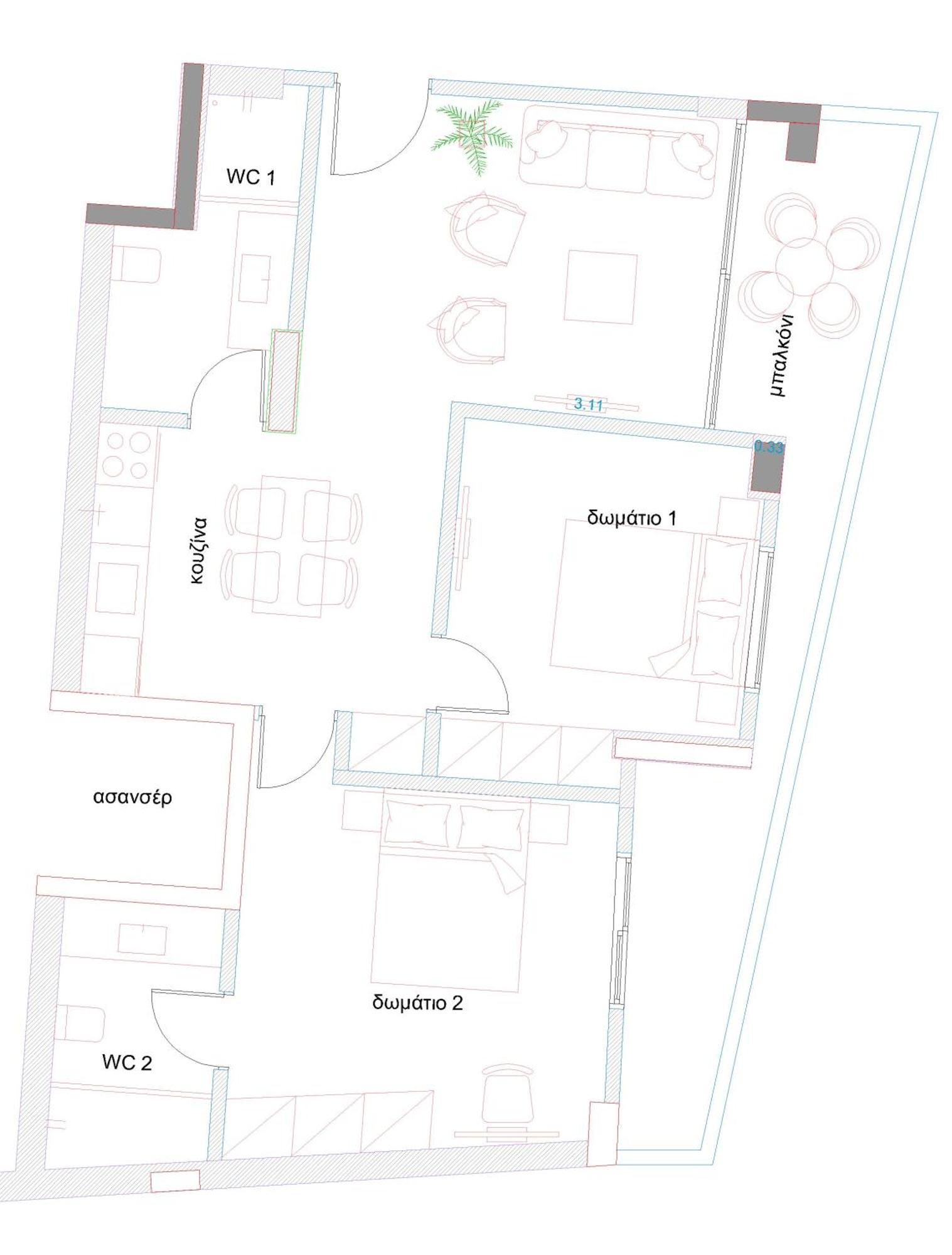 Pagani Urban - Premium Private Apartment Kalamata Exterior foto